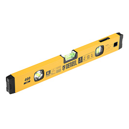 Nível Alumínio, Magnético, Fresado, 3  Bolhas 1 Espelho, 0,5mm/m, 400mm